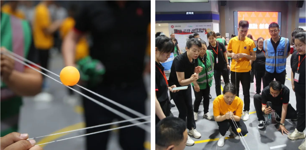 趣味运动结伴同行 | 腾博官网物流趣味运动会